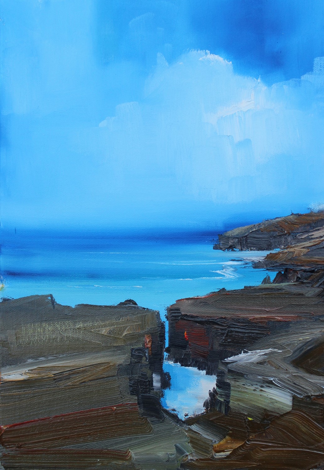 'Walk on the Cliffs' by artist Rosanne Barr